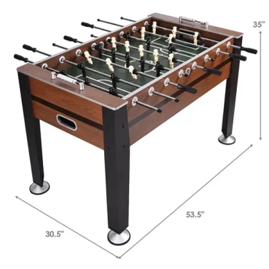 Costway 54'' Foosball Soccer Table Competition Sized Football Arcade Indoor Game Room image {9}