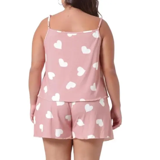 Women's Plus Size Cute Pattern with Pockets Short Pajamas Sets - Agnes Orinda image {3}