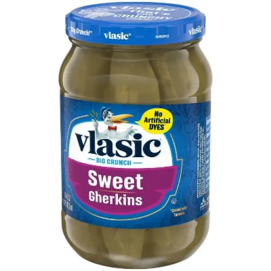 Vlasic Sweet Gherkin Pickles - 16 fl oz image {2}