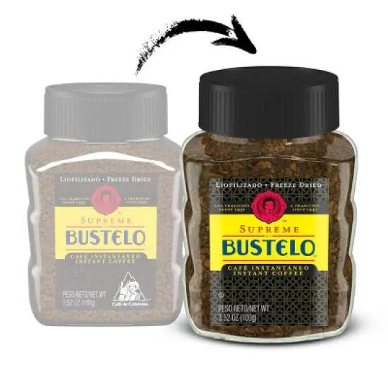 Caf&eacute; Bustelo Supreme Freeze Dried Instant Coffee - 3.52oz image {1}