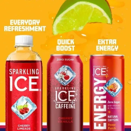 Sparkling Ice Cherry Limeade - 17 fl oz Bottle image {5}