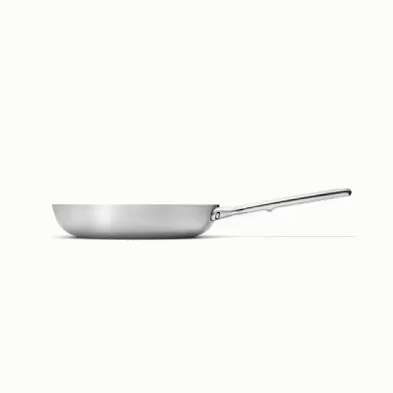 Caraway Home 10.5" Stainless Steel Fry Pan: Lifetime Warranty, Hand Wash, Gas & Induction Compatible, 2.7 Volume Capacity image {3}