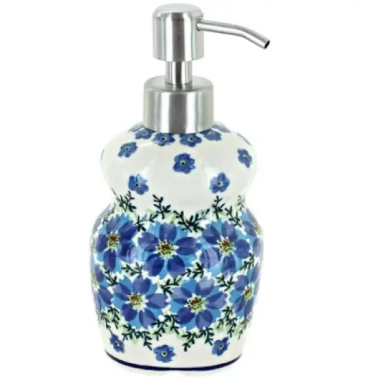 Blue Rose Polish Pottery 2018 Zaklady Soap Dispenser image {5}