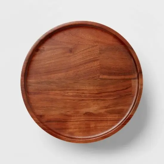 12" Wood Tall Cake Stand - Threshold&trade; image {2}