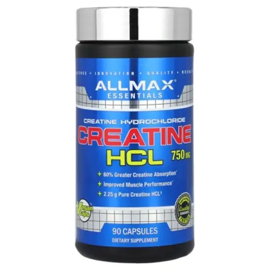 ALLMAX Creatine HCL, 750 mg, 90 Capsules image {4}
