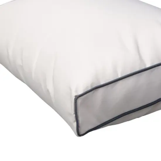 WestinTrends  4-Piece Outdoor Patio Sofa Sectional Set with Ottoman, Brown/White image {9}