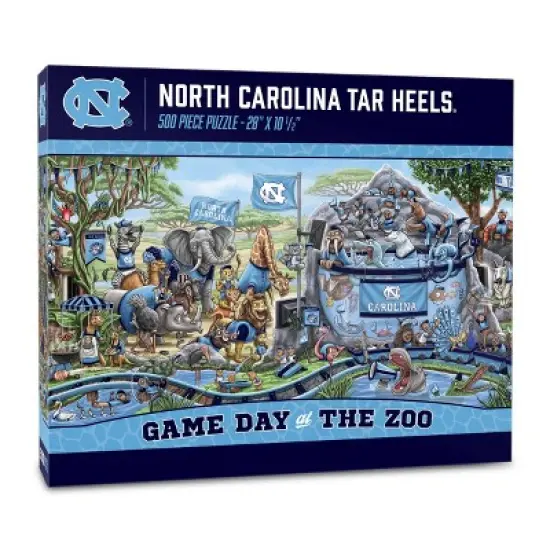 NCAA North Carolina Tar Heels Game Day at the Zoo 500pc Jigsaw Puzzle: Sports Theme image {3}
