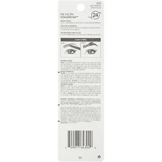 Revlon Colorstay Brow Pencil - Waterproof with Angled Tip image {8}