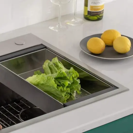 Stainless Steel Colander for Workstation Kitchen Sink, CS-6 image {3}