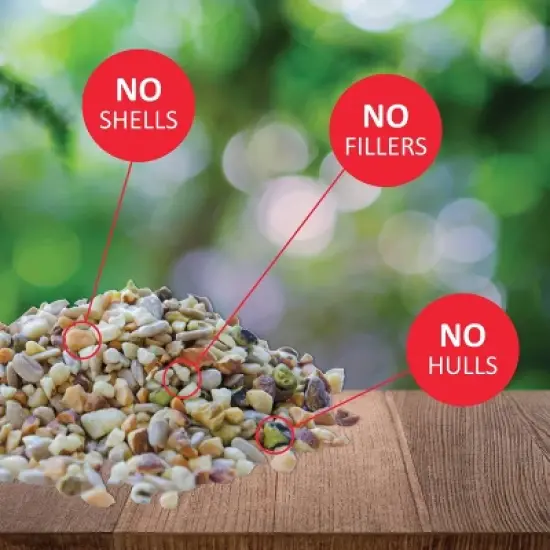 Lyric 15lb Tunes No Waste Wild Bird Food: Edible Mix, Attracts Songbirds, Vitamin E Rich image {2}
