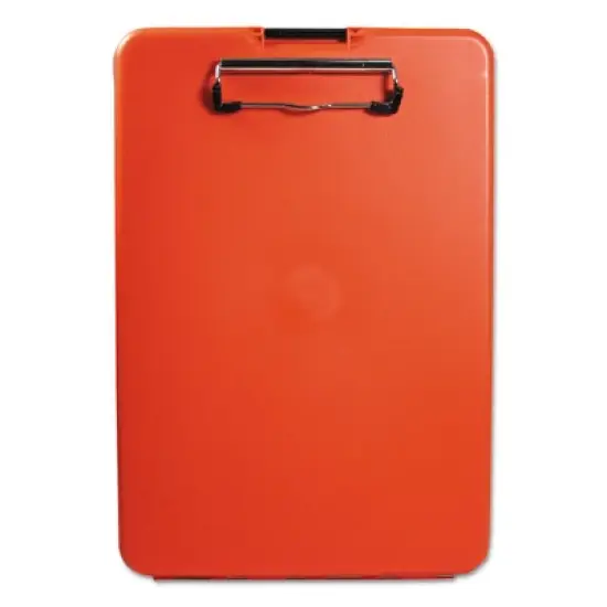 Saunders SlimMate Storage Clipboard, 0.5" Clip Capacity, Holds 8.5" x 11" Sheets, Red image {1}