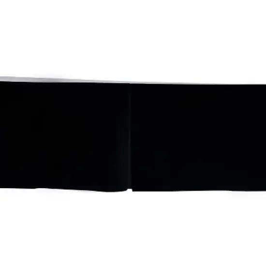  Bacati - Solid Crib/Toddler Bed Skirt - Black image {2}