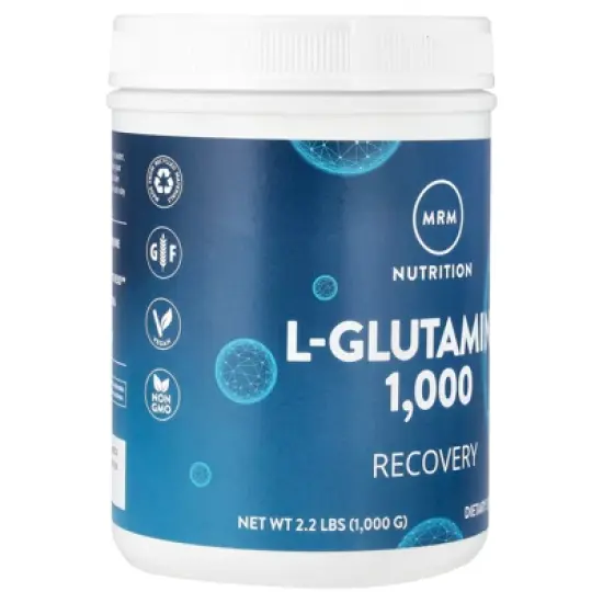 MRM Nutrition L-Glutamine 1000, Recovery, 2.2 lbs (1,000 g) image {3}