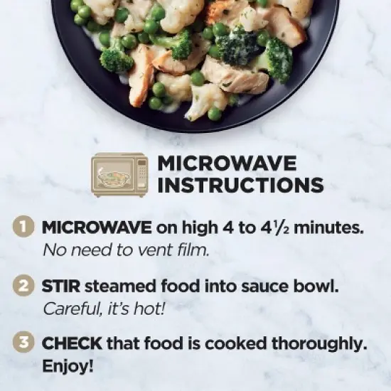 Healthy Choice Simply Steamers Frozen Grilled Chicken Pesto and Vegetables - 9.15oz image {5}