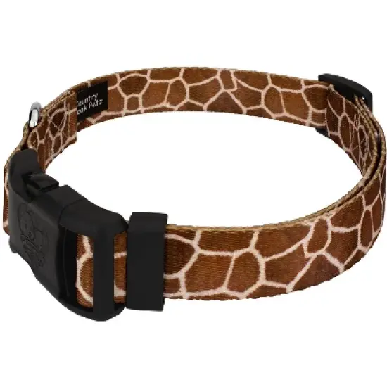 Country Brook Petz Deluxe Giraffe Dog Collar and Leash image {1}