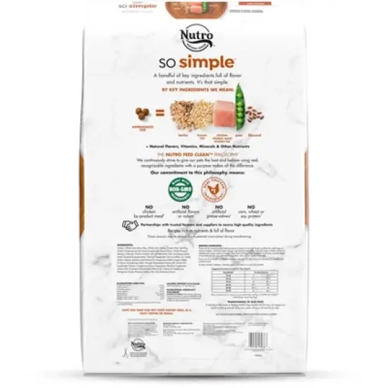 Nutro So Simple Chicken Dry Dog Food image {2}