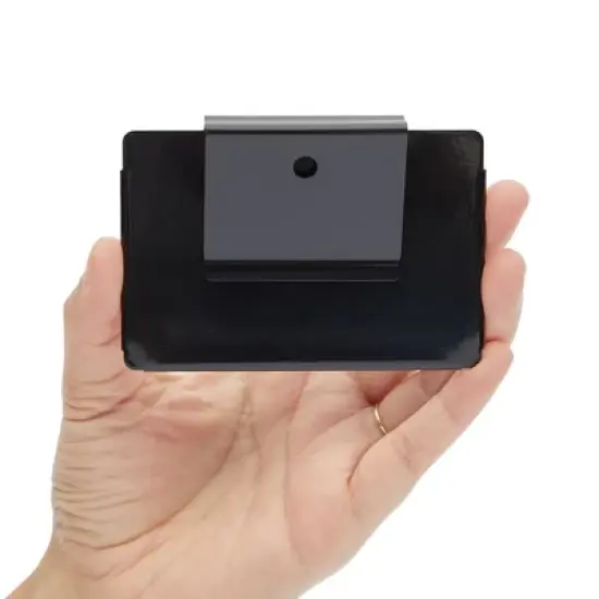 Talented Kitchen 18 Piece Black Label Holders Home Organization System, Removable Metal Clips For Pantry Baskets, Storage Bins, 3.5 x 2.5 In image {5}