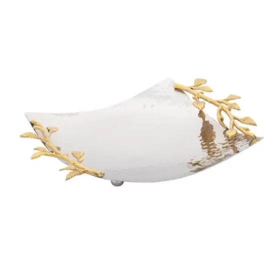 Jiallo  Gilt leaf square tray image {5}