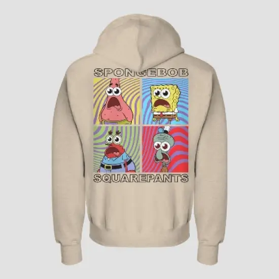 Men's Nickelodeon SpongeBob SquarePants Graphic Pullover Sweatshirt - Tan image {2}