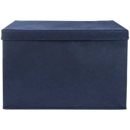 Sammy & Lou Printed Felt Toy Chest - Navy image {2}