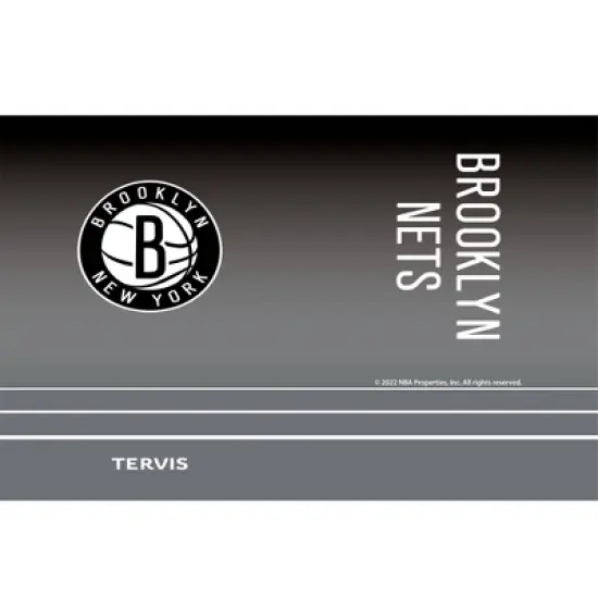 NBA Brooklyn Nets 30oz Ombre Stainless Steel Tumbler image {1}