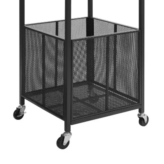 34gal Grady Steel Deck Box Gray/Matte Black - Crosley image {10}