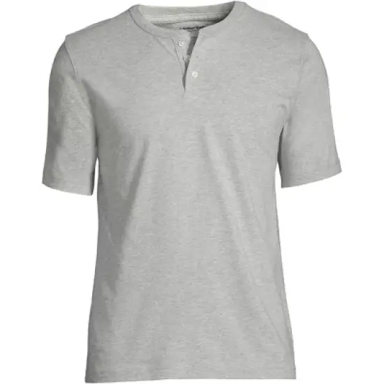 Lands' End Men's Short Sleeve Super-T Henley image {2}