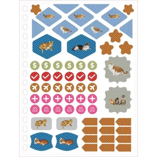 Lang 2023-24 Weekly/Monthly Planner 9.5"x7.5" Deluxe American Cat image {3}