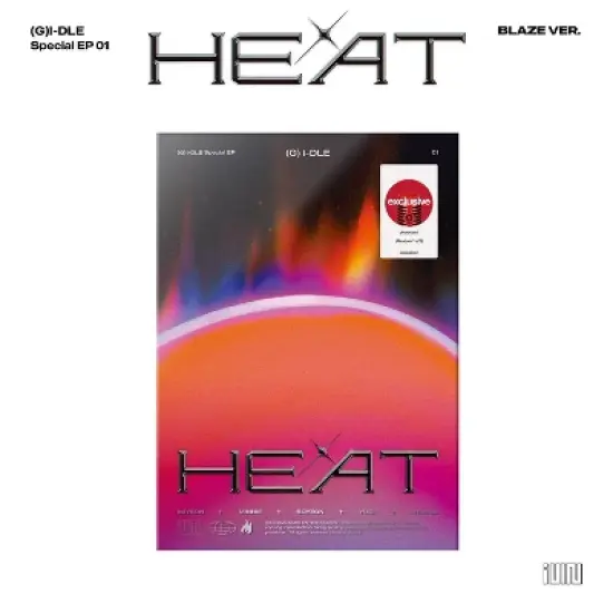 (G)I-DLE - HEAT (Target Exclusive, CD) (BLAZE VER.) image {2}