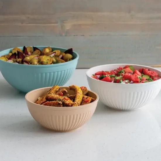 Nordic Ware 3- Piece Prep & Serve Mixing Bowl Set image {1}
