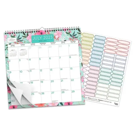 Plato 2023-2024 Wall Calendar 12"x12" House of Turnowsky Flower Shop image {2}