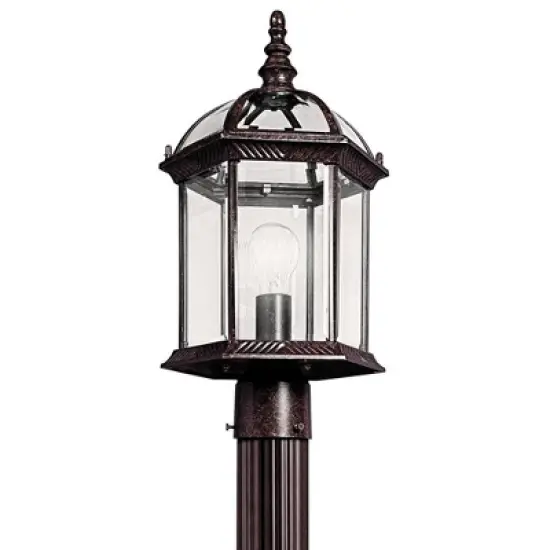 Kichler Lighting Barrie 1 - Light Post Light in  Tannery Bronze image {1}