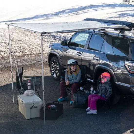 Yakima SlimShady 6.5 Foot Lightweight Roof Mounted Awning with included SKS Lock, Easy to Pitch, and Super Simple Attachment System image {4}