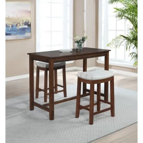36" Claridge Counter Height Pub Table - Linon image {2}