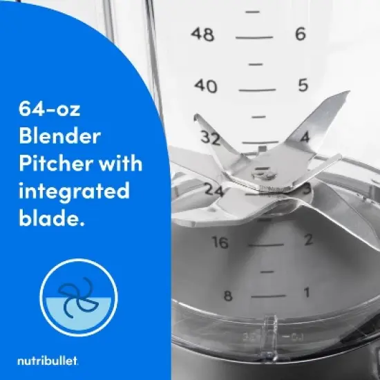 NutriBullet SmartSense Full-Size Blender 1400W - White image {6}