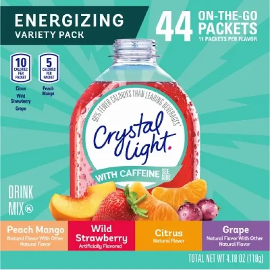 Crystal Light On The Go Energy Variety Pack - 44ct Packets image {5}
