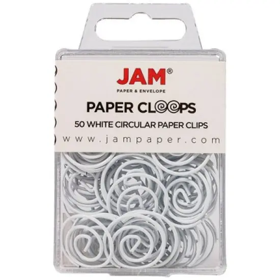 JAM Paper 50pk Circular Paper Clips image {11}