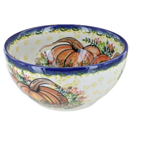 Blue Rose Polish Pottery Vena Cereal Bowl image {5}