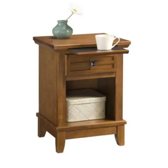 Arts & Crafts Nightstand Cottage Oak - Home Styles image {1}