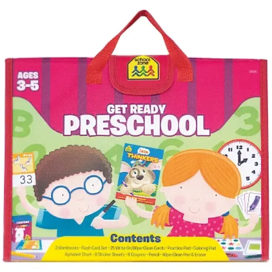 School Zone Get Ready Preschool Learning Playset - (Paperback) image {6}