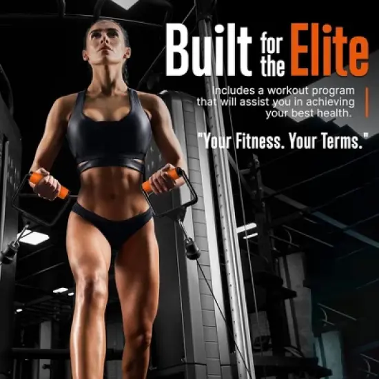 SQUATZ Single D Row Handle - Orange, Black image {6}