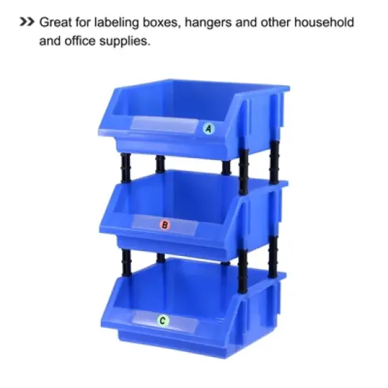 Unique Bargains Laser Capital Alphabet Round Self-Adhesive Reflective Letter Stickers 10 Pcs image {3}