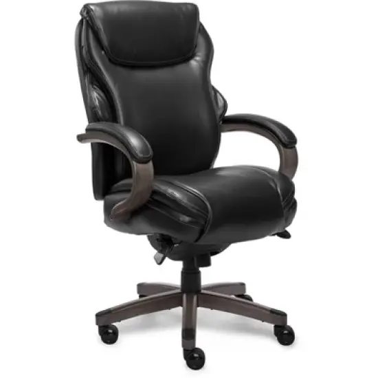 Hyland Bonded Leather & Wood Executive Office Chair - La-Z-Boy image {2}