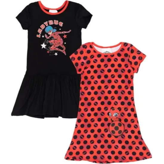 Miraculous Ladybug Girls 2 Pack Dresses Toddler to Big Kid  image {11}