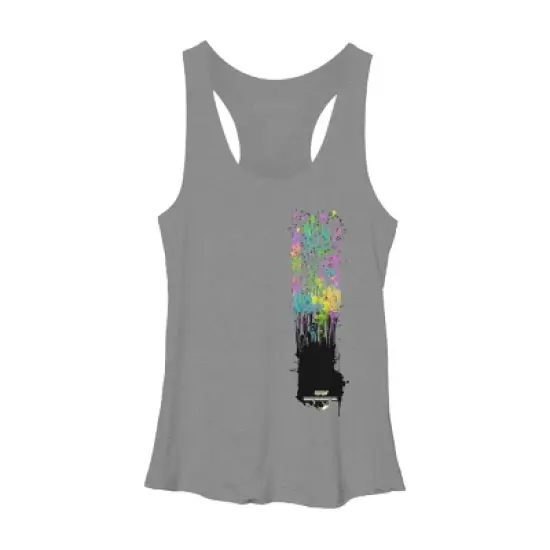 Women's Design By Humans My piano By Sebasebi Racerback Tank Top image {5}