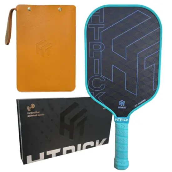 Aukfa Thermoformed Pickleball Paddle &ndash; Hot Press Molded Carbon Fiber Face with 16mm Polypropylene Core & Fabric Woven Spin Surface image {9}