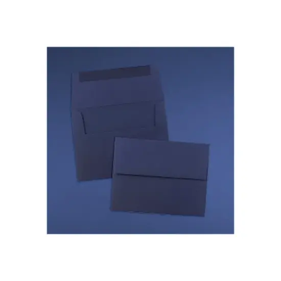 JAM Paper A2 Invitation Envelopes 4.375 x 5.75 Navy Blue LEBA617 image {3}