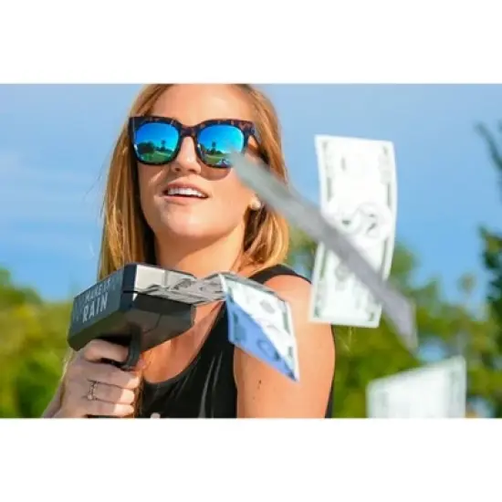 Make It Rain Money Maker: NPW Multicolor Money Gun Shooter Toy, 101 Pieces, Ages 5+ image {5}