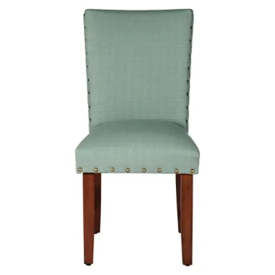 Set of 2 Classic Parsons Chair with Nailhead Trim - Homepop image {19}
