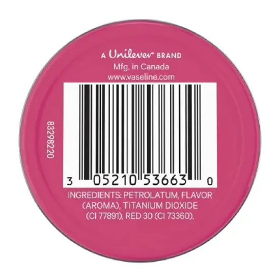 Vaseline Lip Therapy Balm Tin - Rosy Lips - 0.6oz image {1}
